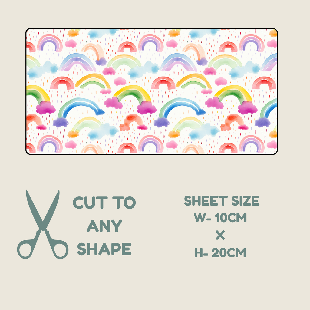 Rainbow Print Tubie Tape | Hypoallergenic