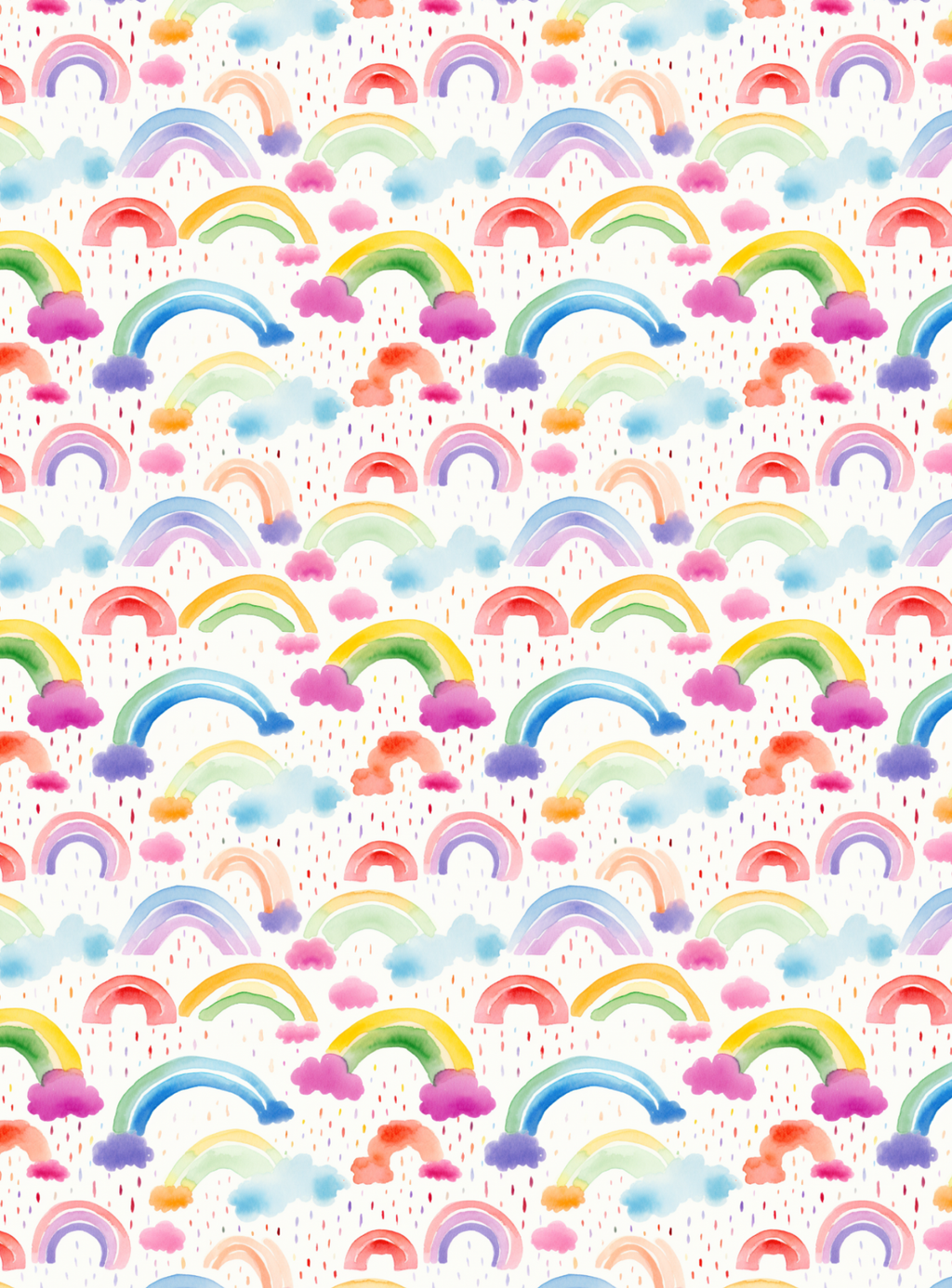 Rainbow Print Tubie Tape | Hypoallergenic