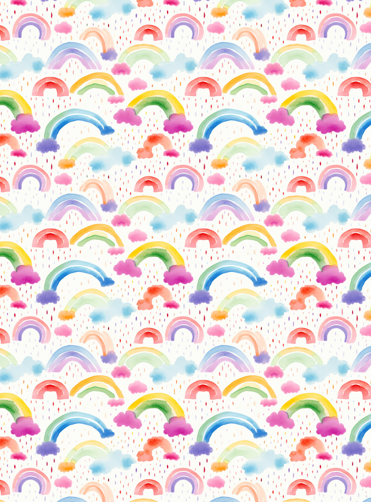 Rainbow Print Tubie Tape | Hypoallergenic