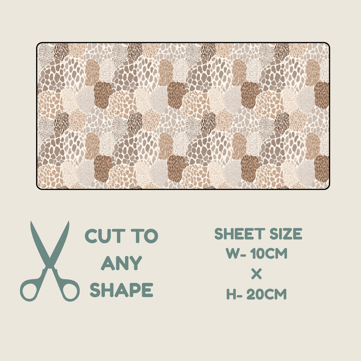 Animal Print Tubie Tape |  Hypoallergenic