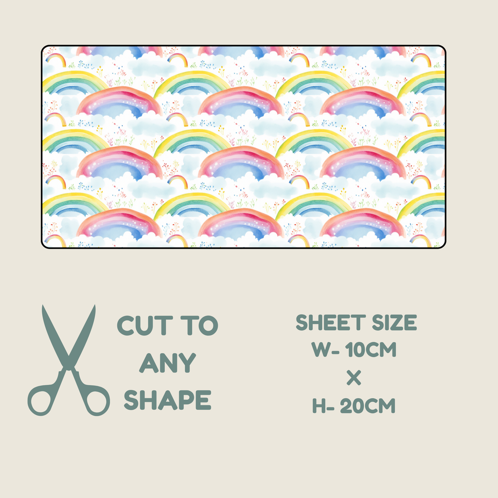 Rainbow Print Tubie Tape | Hypoallergenic