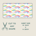 Rainbow Print Tubie Tape | Hypoallergenic