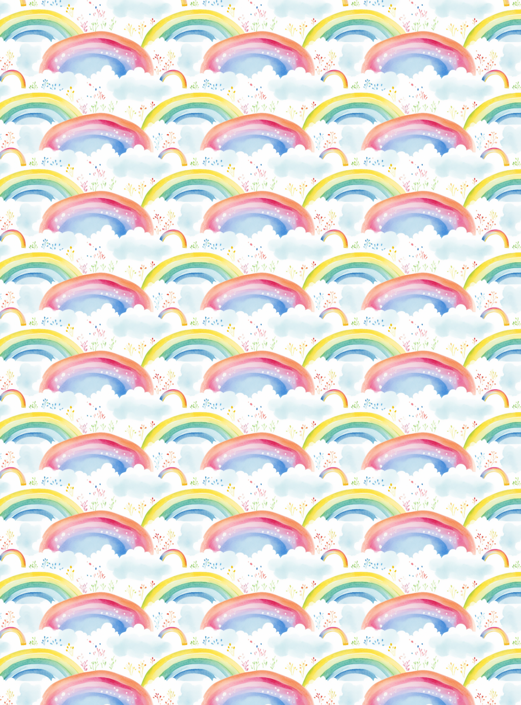 Rainbow Print Tubie Tape | Hypoallergenic