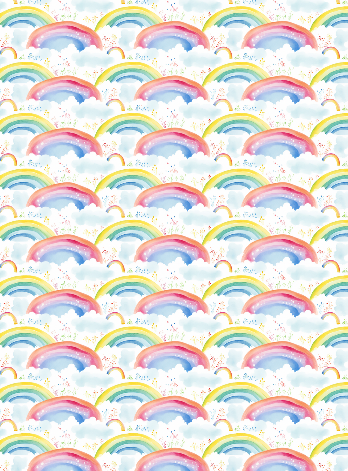 Rainbow Print Tubie Tape | Hypoallergenic