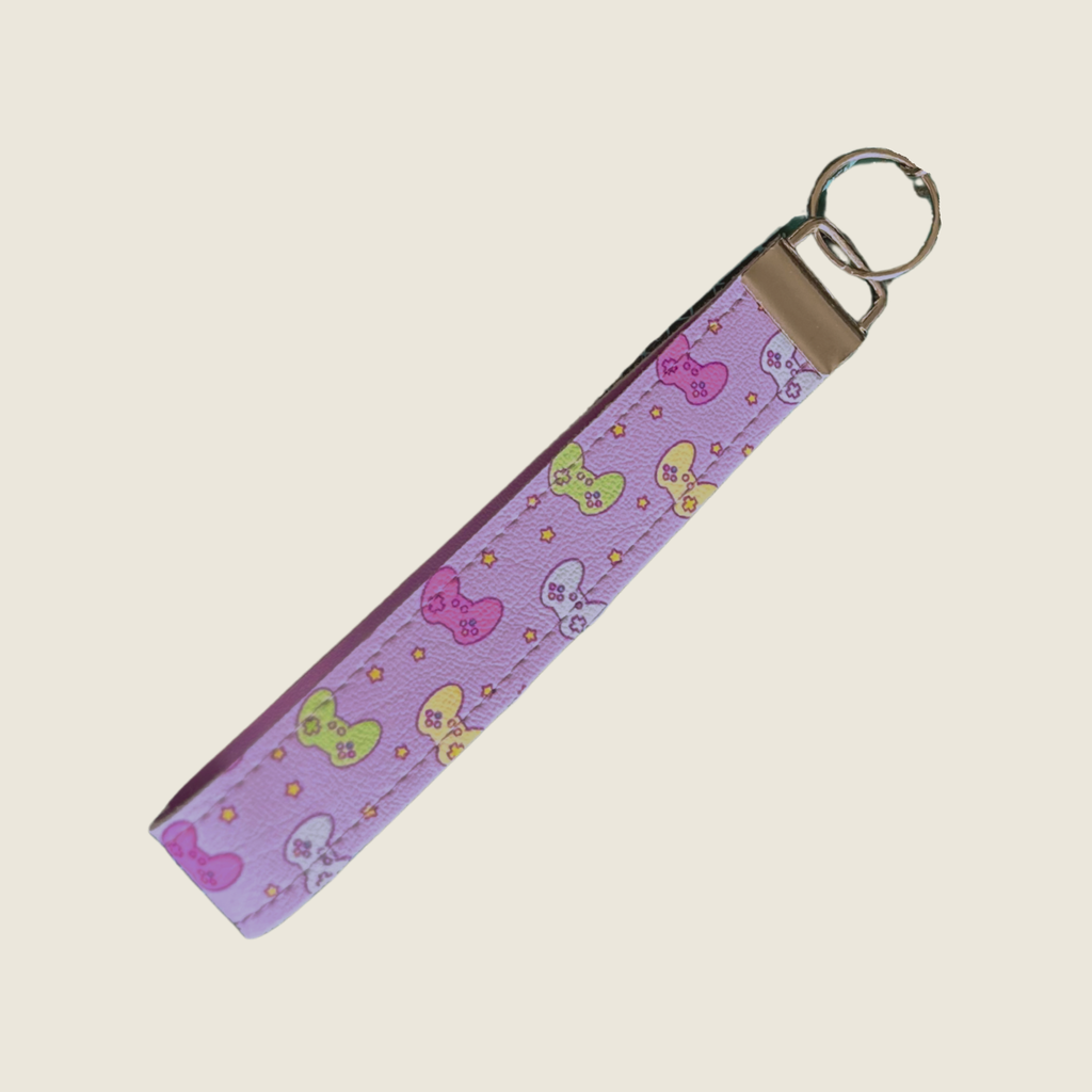 Gamer Girl - Faux Leather Wrist Strap For walking Sticks & Canes