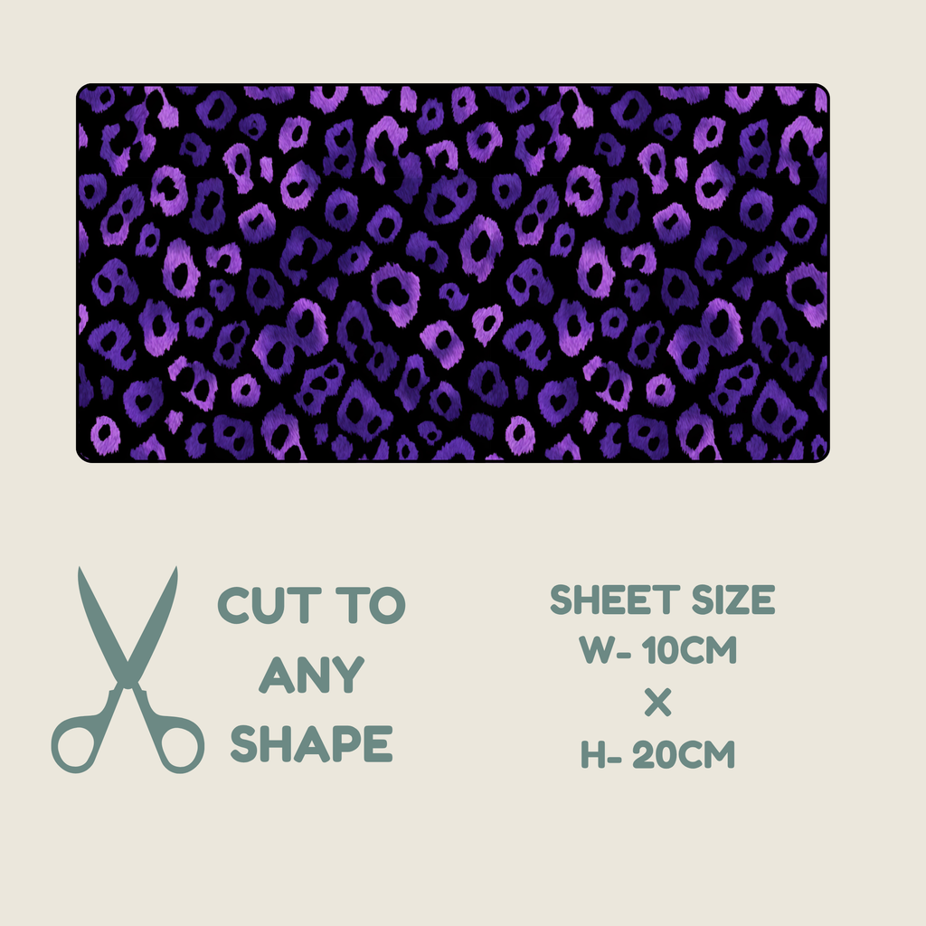 Purple Animal Print Tubie Tape | Hypoallergenic