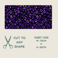Purple Animal Print Tubie Tape | Hypoallergenic