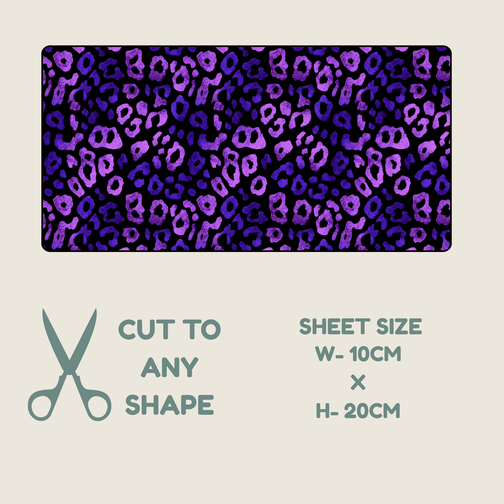 Purple Animal Print Tubie Tape | Hypoallergenic