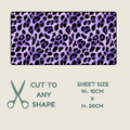 Purple Animal Print Tubie Tape | Hypoallergenic