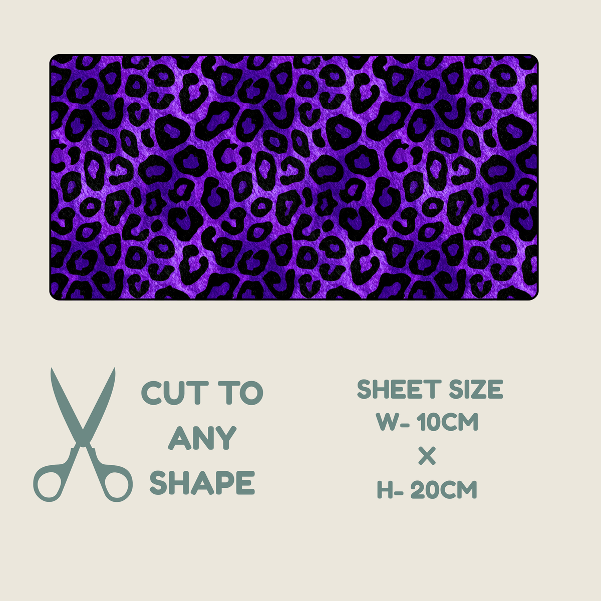 Purple Animal Print Tubie Tape | Hypoallergenic