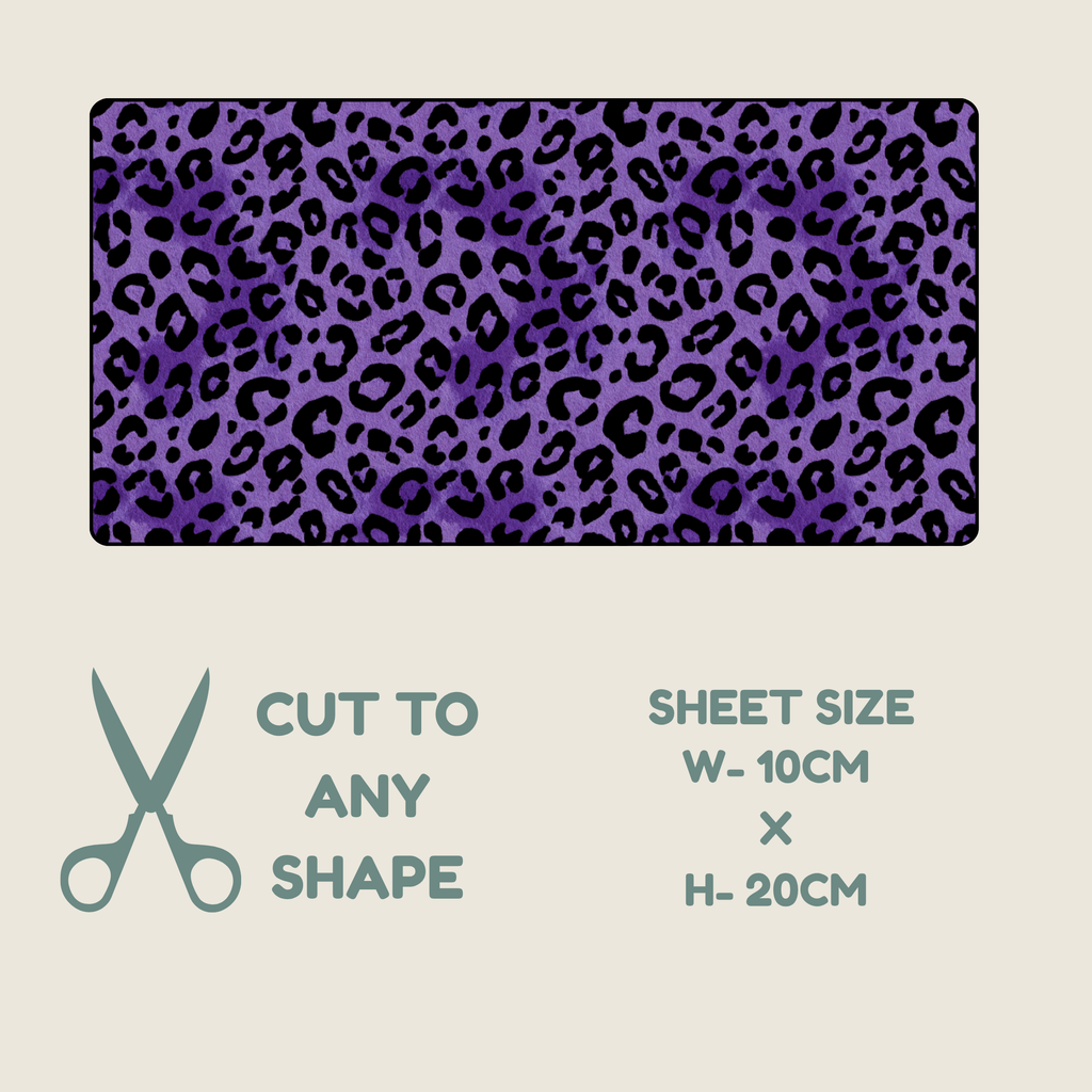 Purple Animal Print Tubie Tape | Hypoallergenic