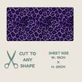 Purple Animal Print Tubie Tape | Hypoallergenic