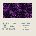 Purple Animal Print Tubie Tape | Hypoallergenic