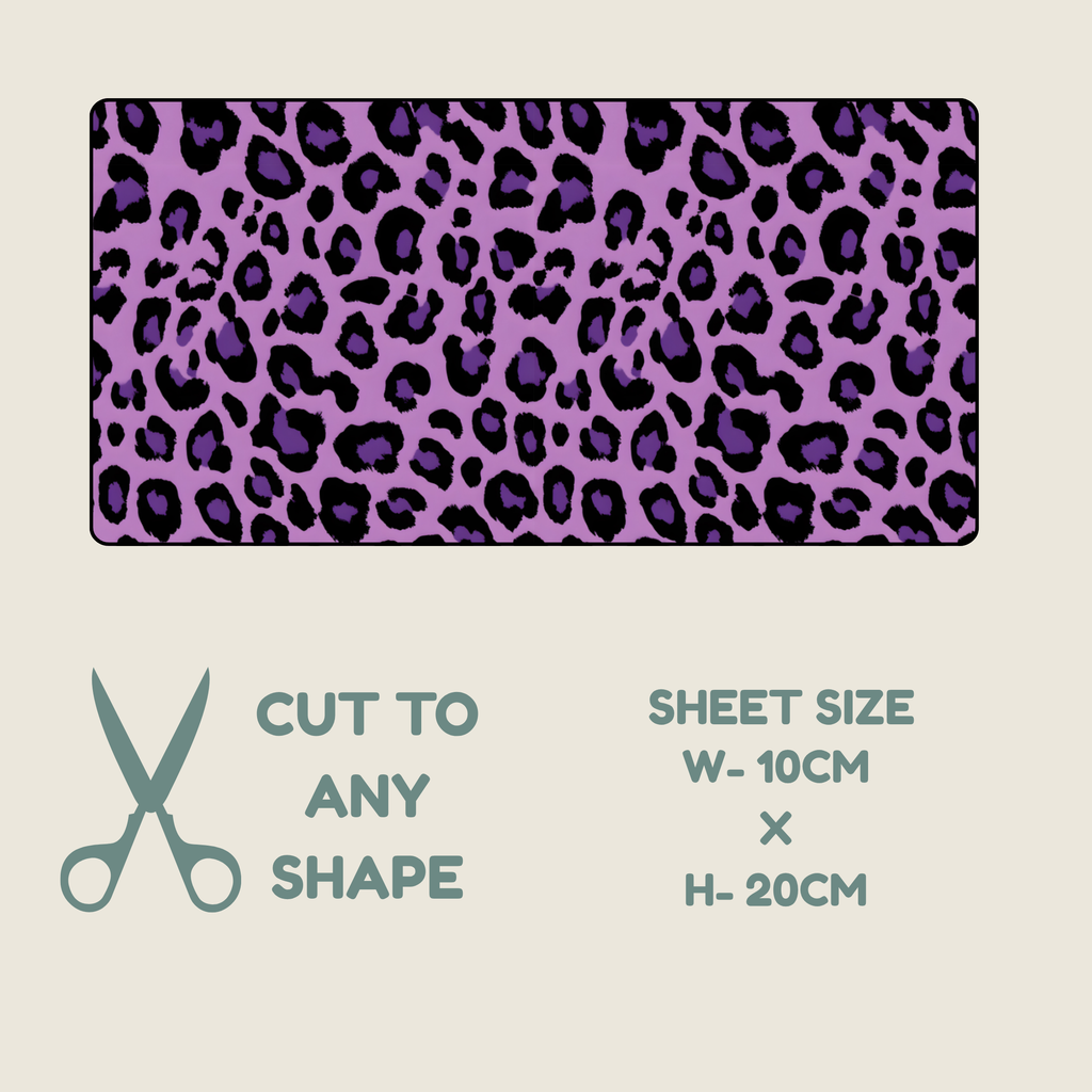 Purple Animal Print Tubie Tape | Hypoallergenic