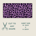 Purple Animal Print Tubie Tape | Hypoallergenic
