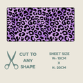 Purple Animal Print Tubie Tape | Hypoallergenic