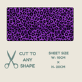 Purple Animal Print Tubie Tape | Hypoallergenic