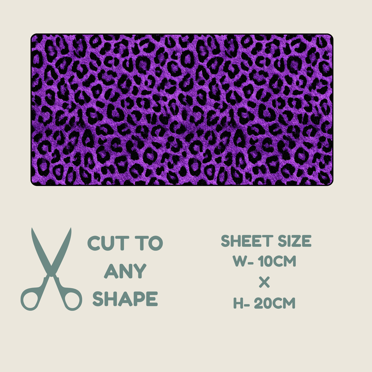 Purple Animal Print Tubie Tape | Hypoallergenic