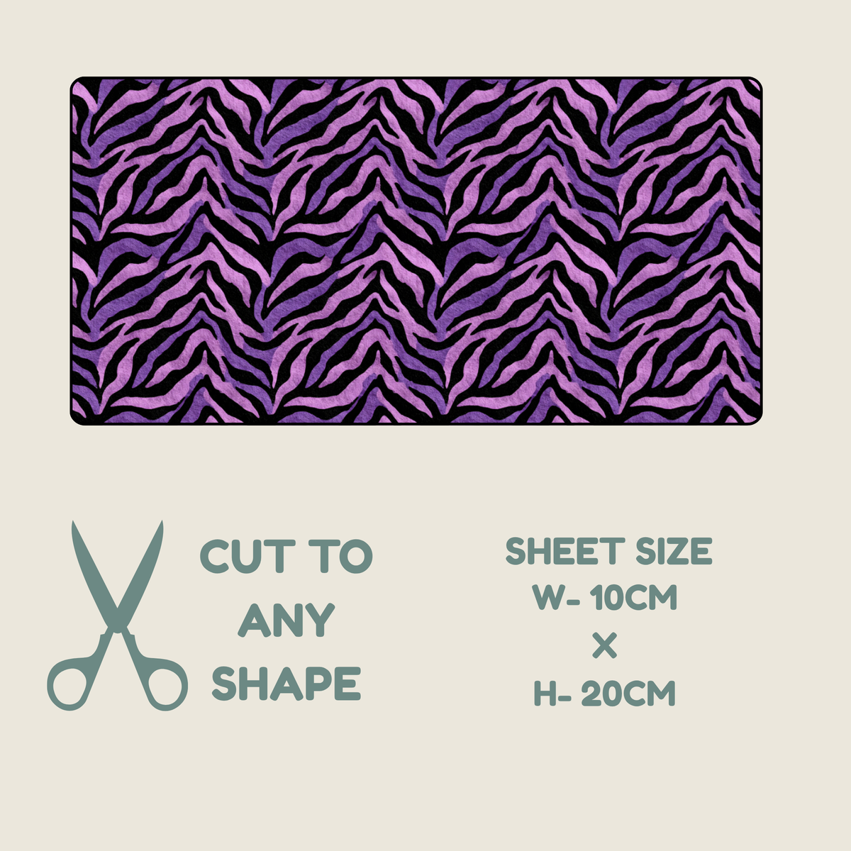 Purple Animal Print Tubie Tape | Hypoallergenic