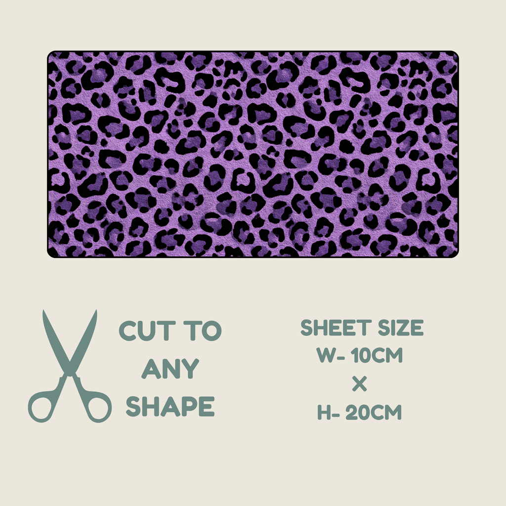 Purple Animal Print Tubie Tape | Hypoallergenic