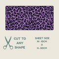 Purple Animal Print Tubie Tape | Hypoallergenic