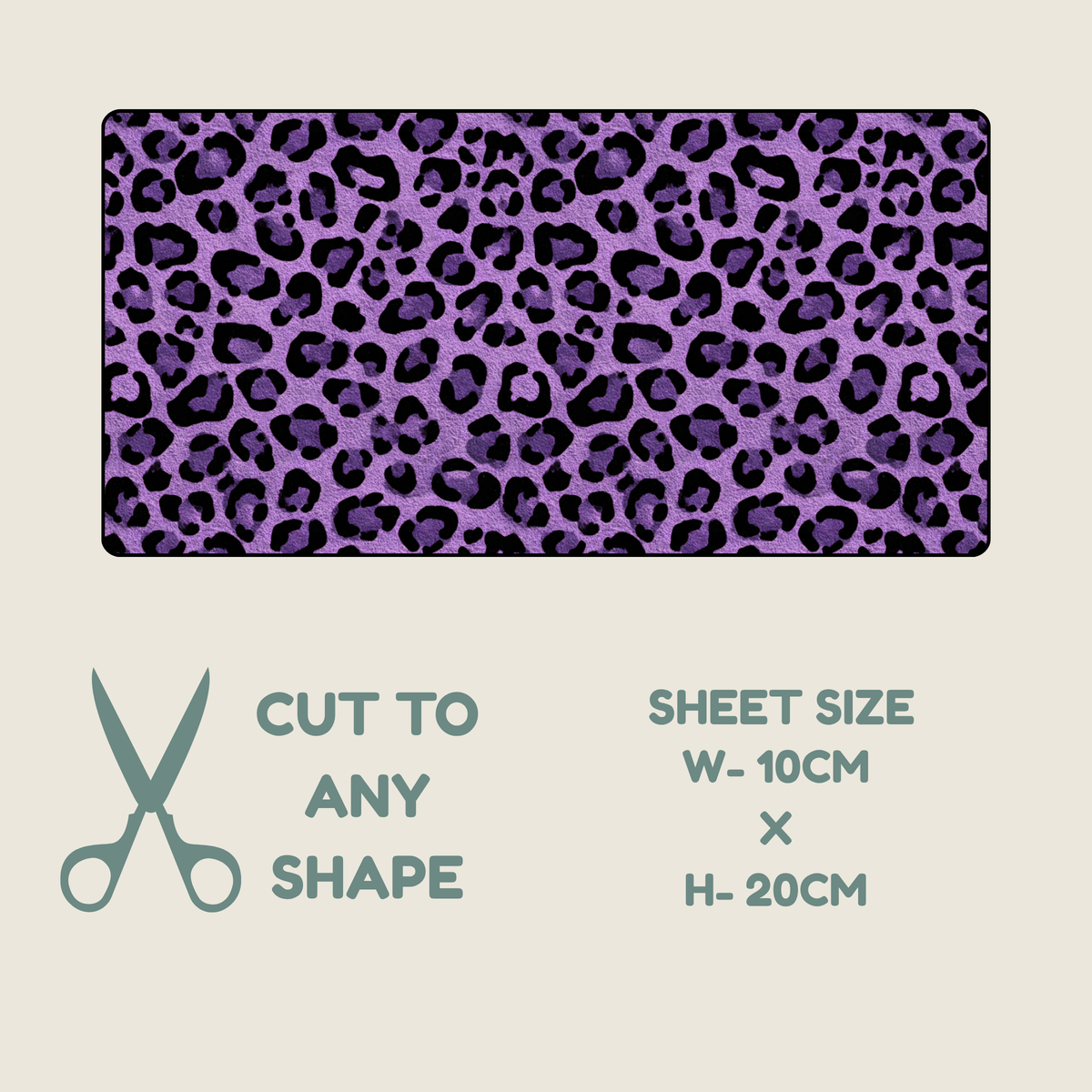 Purple Animal Print Tubie Tape | Hypoallergenic