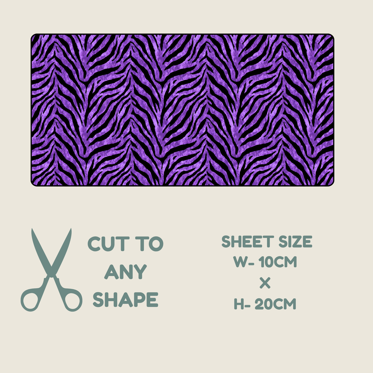 Purple Animal Print Tubie Tape | Hypoallergenic