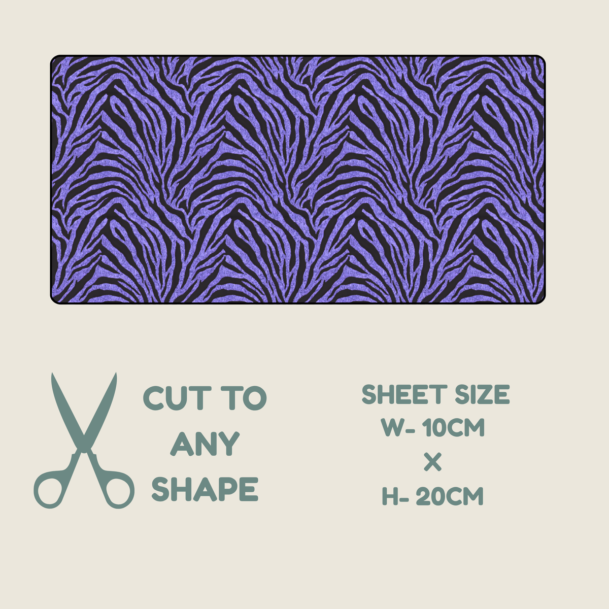 Purple Animal Print Tubie Tape | Hypoallergenic