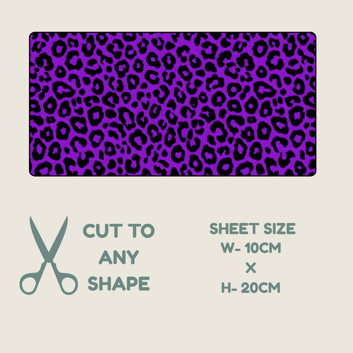 Purple Animal Print Tubie Tape | Hypoallergenic