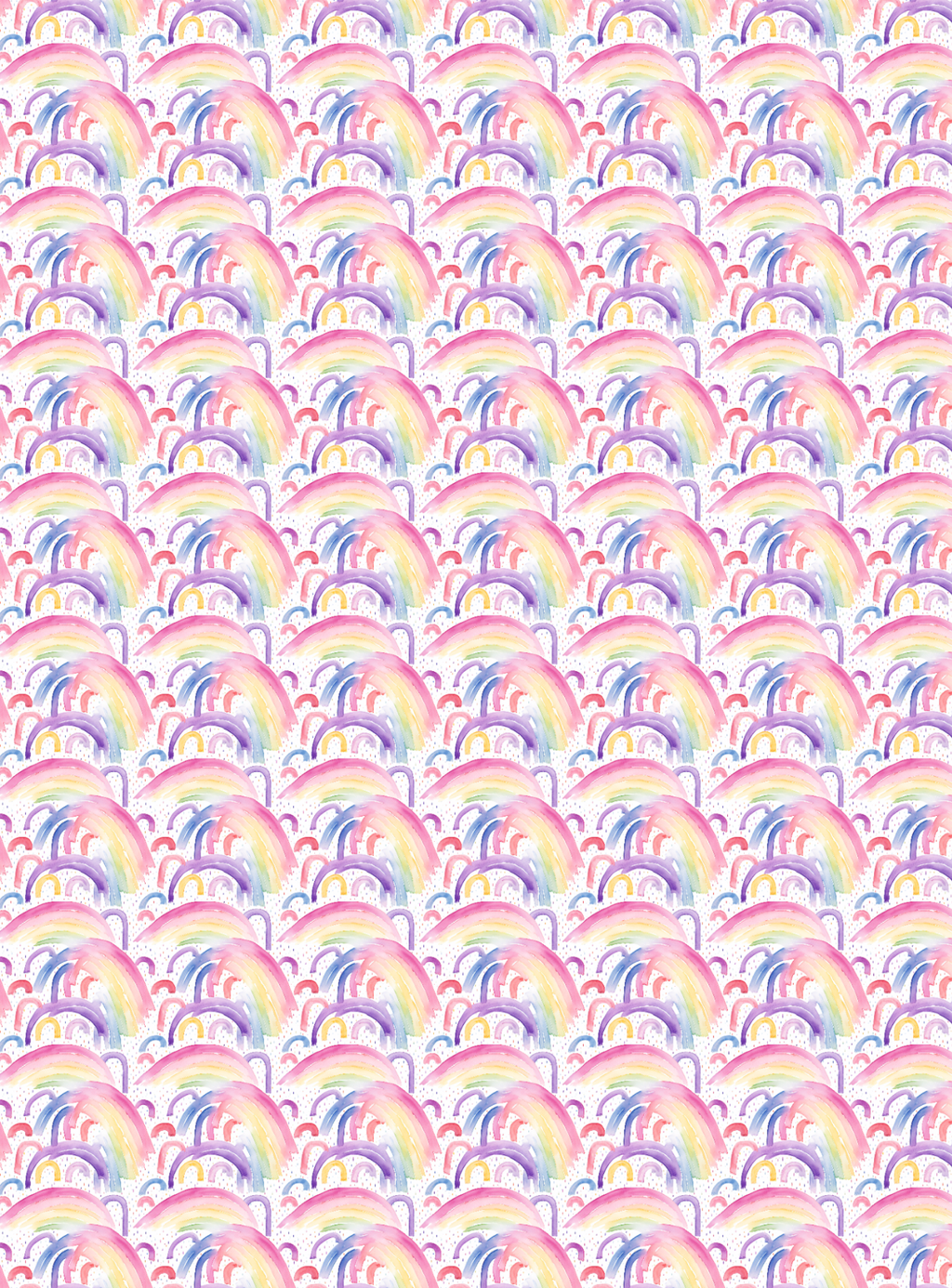 Rainbow Print Tubie Tape | Hypoallergenic