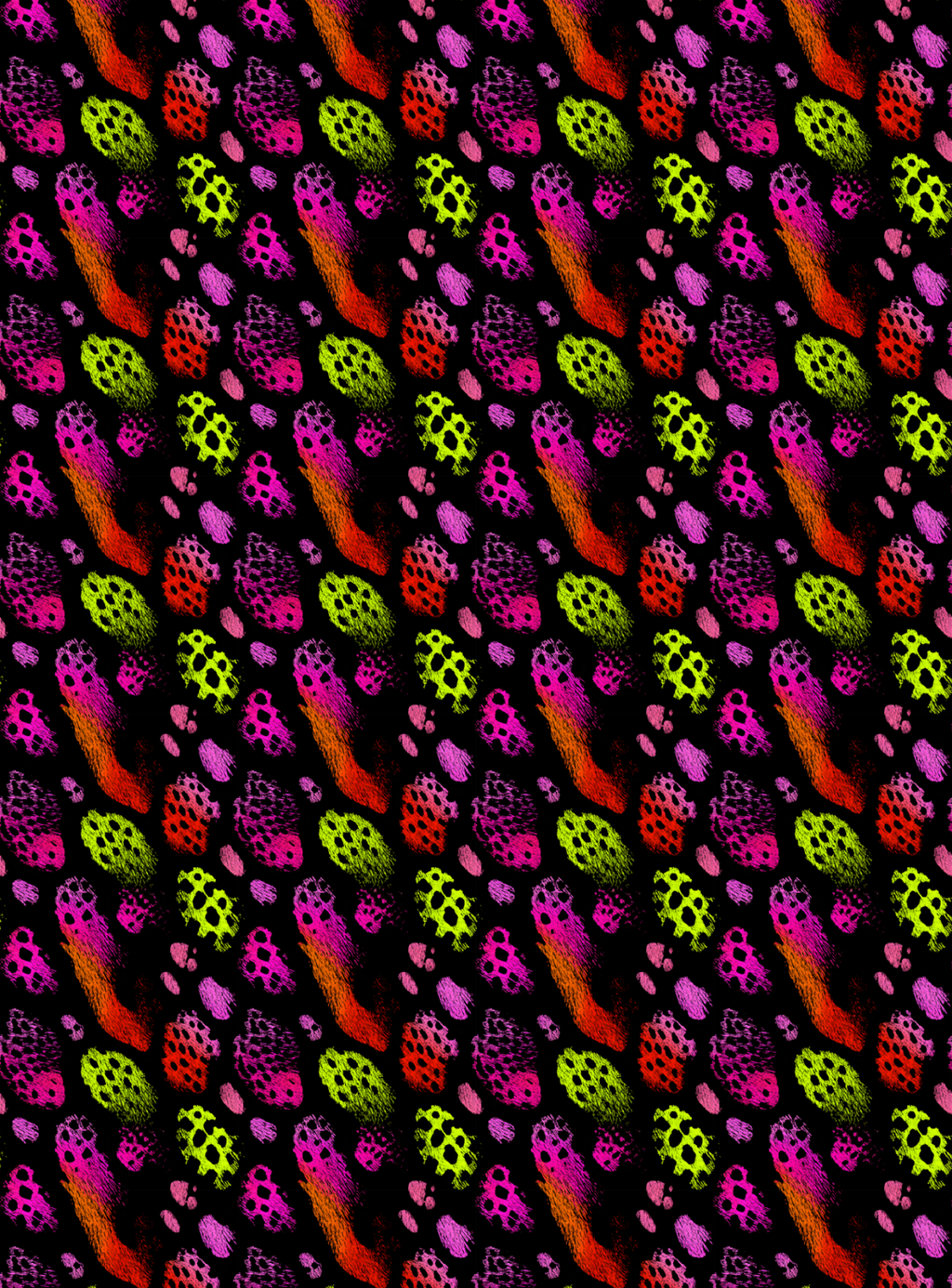 Neon Animal Print Tubie Tape | Hypoallergenic