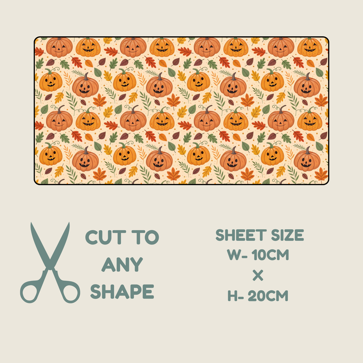 Autumn Pumpkins Tubie Tape | Hypoallergenic