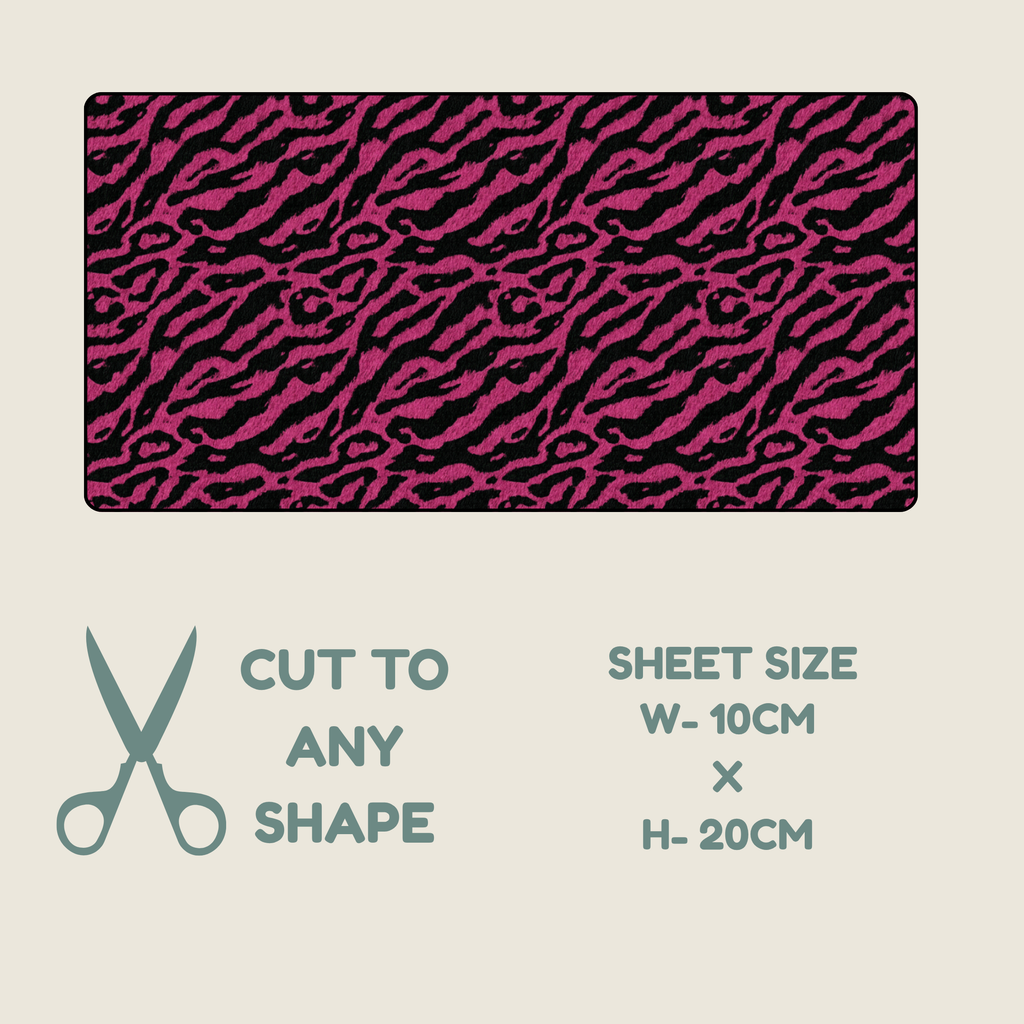 Hot Pink Animal Print Tubie Tape | Hypoallergenic