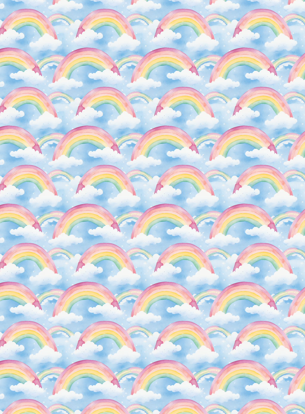 Rainbow Print Tubie Tape | Hypoallergenic