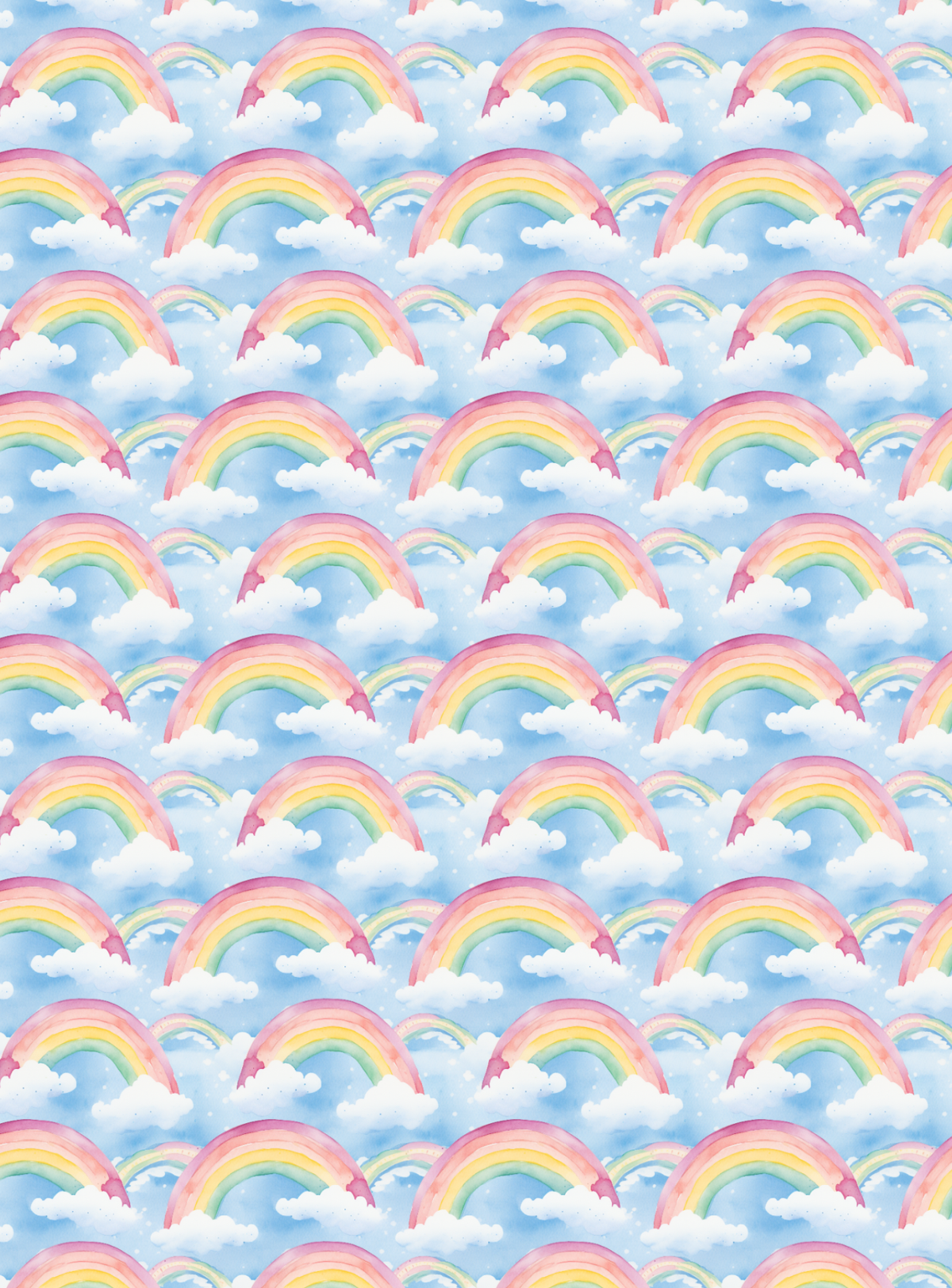 Rainbow Print Tubie Tape | Hypoallergenic
