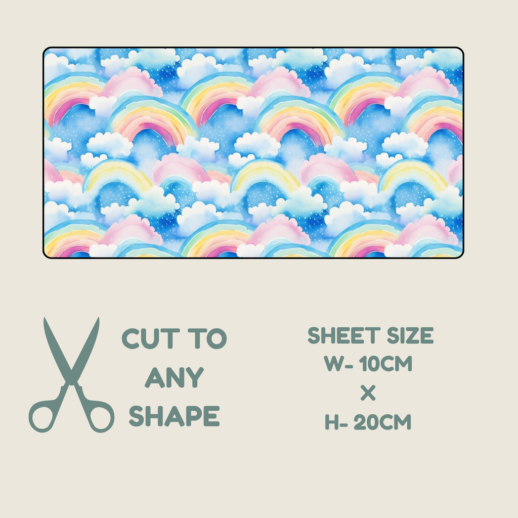 Rainbow Print Tubie Tape | Hypoallergenic