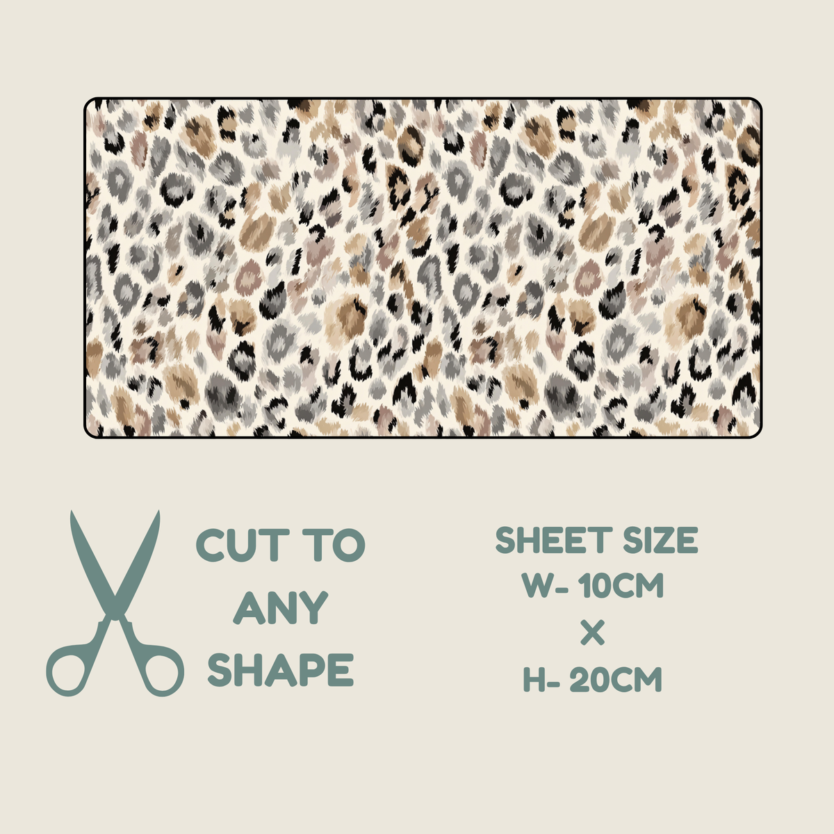 Animal Print Tubie Tape |  Hypoallergenic