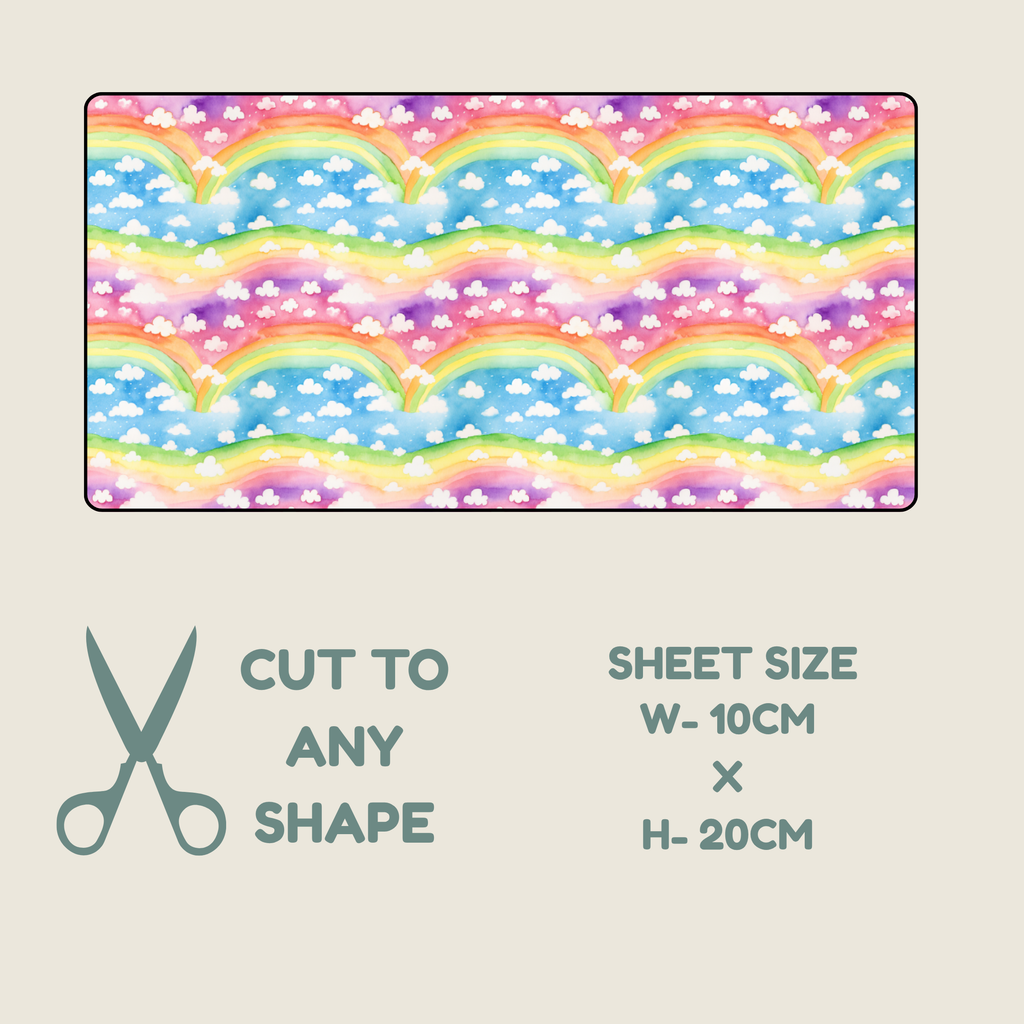 Rainbow Print Tubie Tape | Hypoallergenic