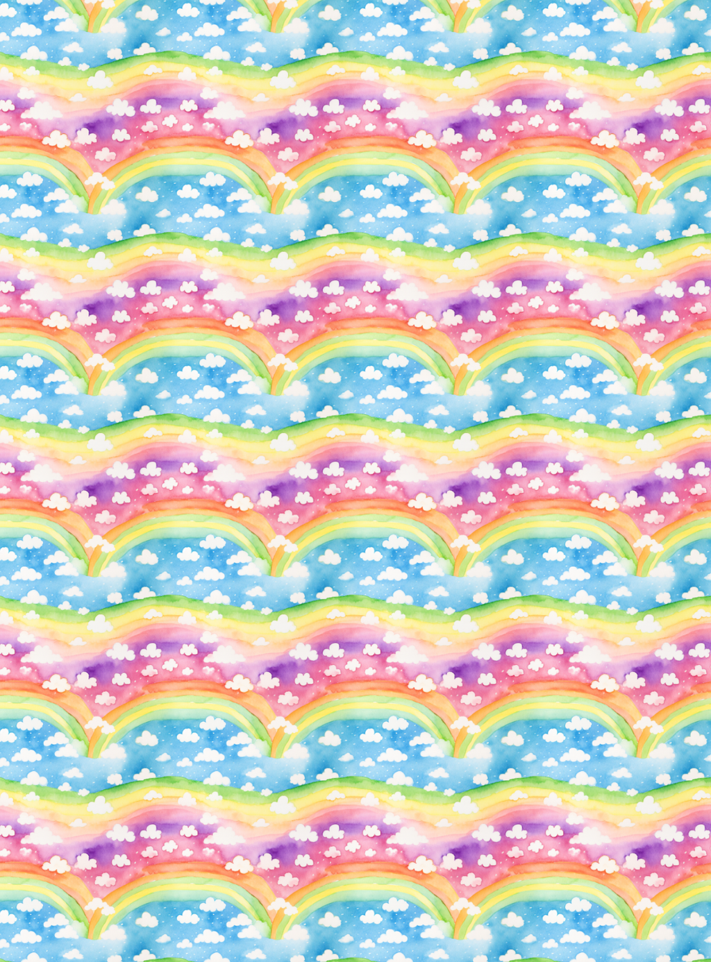 Rainbow Print Tubie Tape | Hypoallergenic