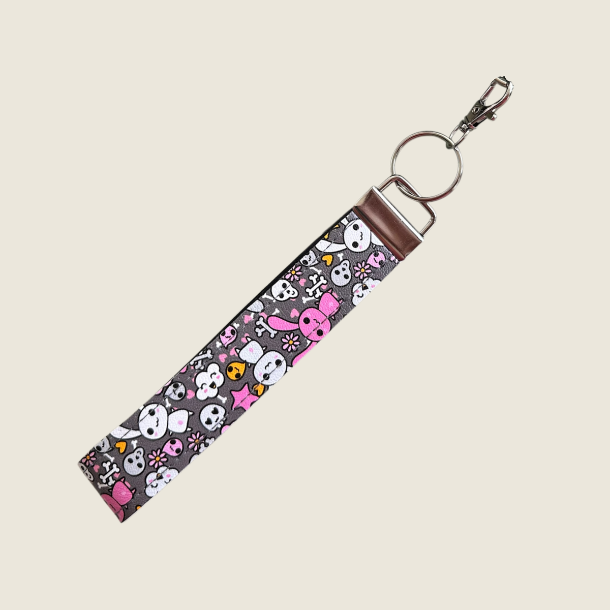 Bad Bunnies - Faux Leather Wrist Strap For walking Sticks & Canes