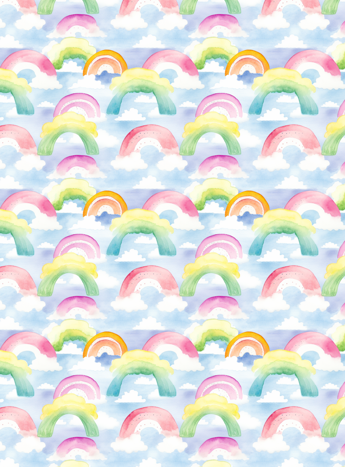 Rainbow Print Tubie Tape | Hypoallergenic