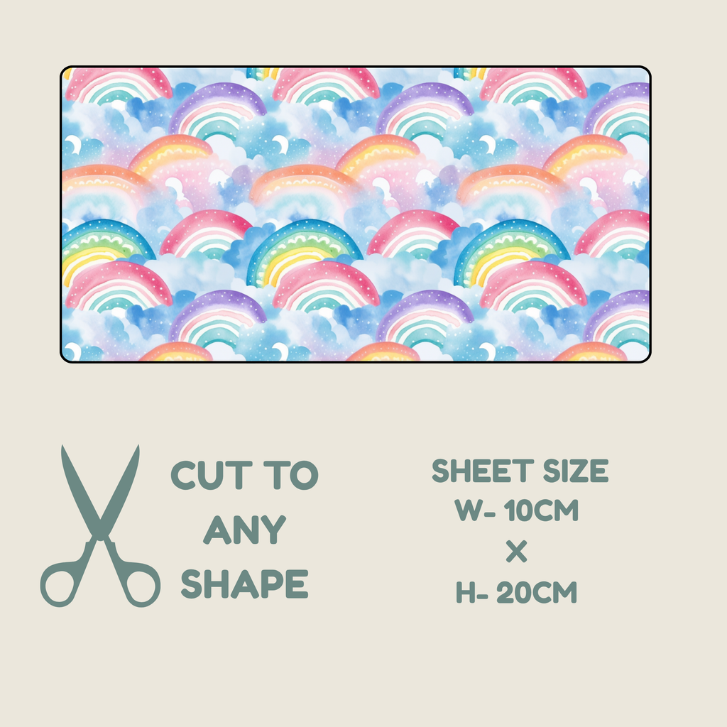 Rainbow Print Tubie Tape | Hypoallergenic