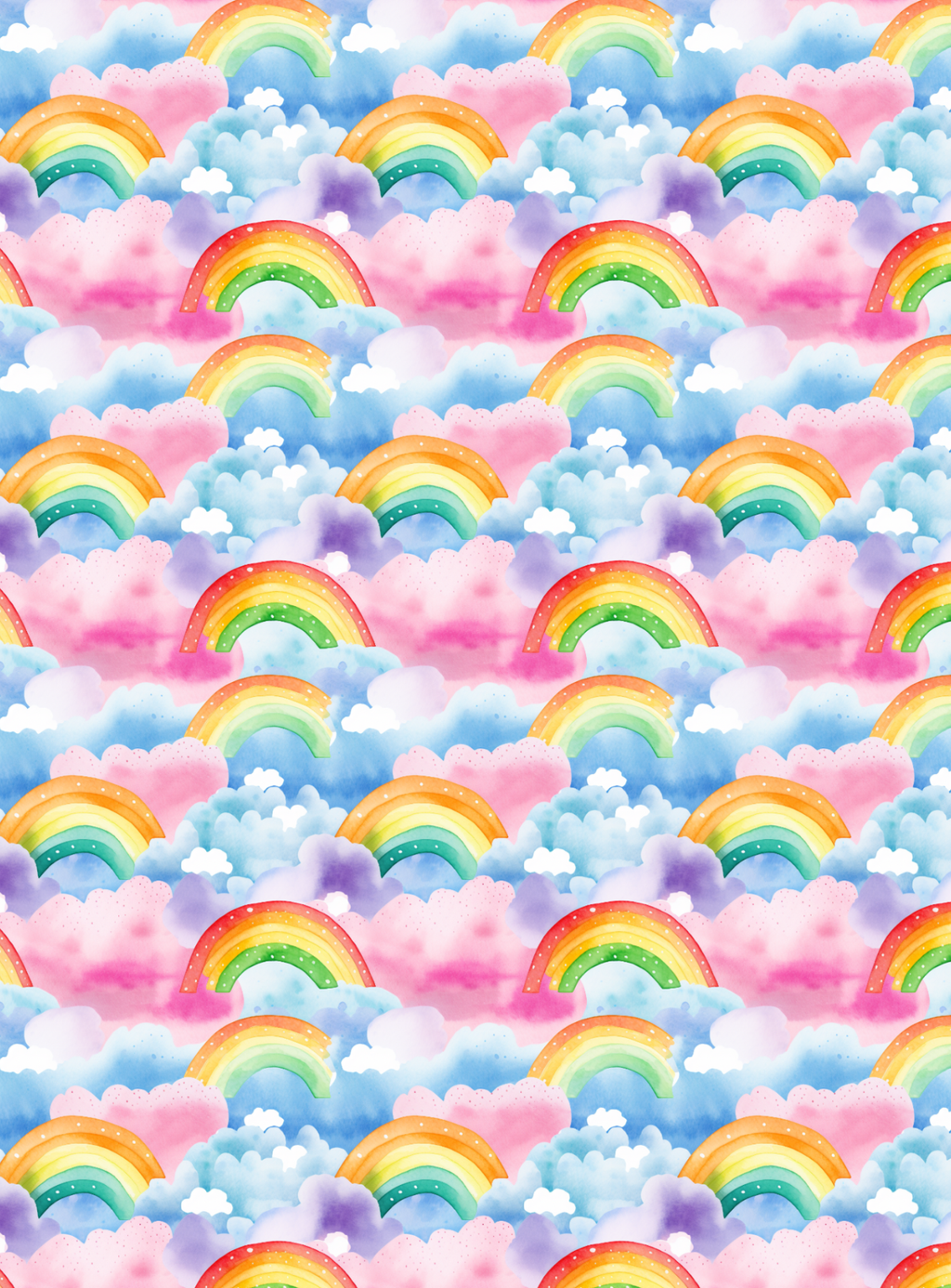 Rainbow Print Tubie Tape | Hypoallergenic