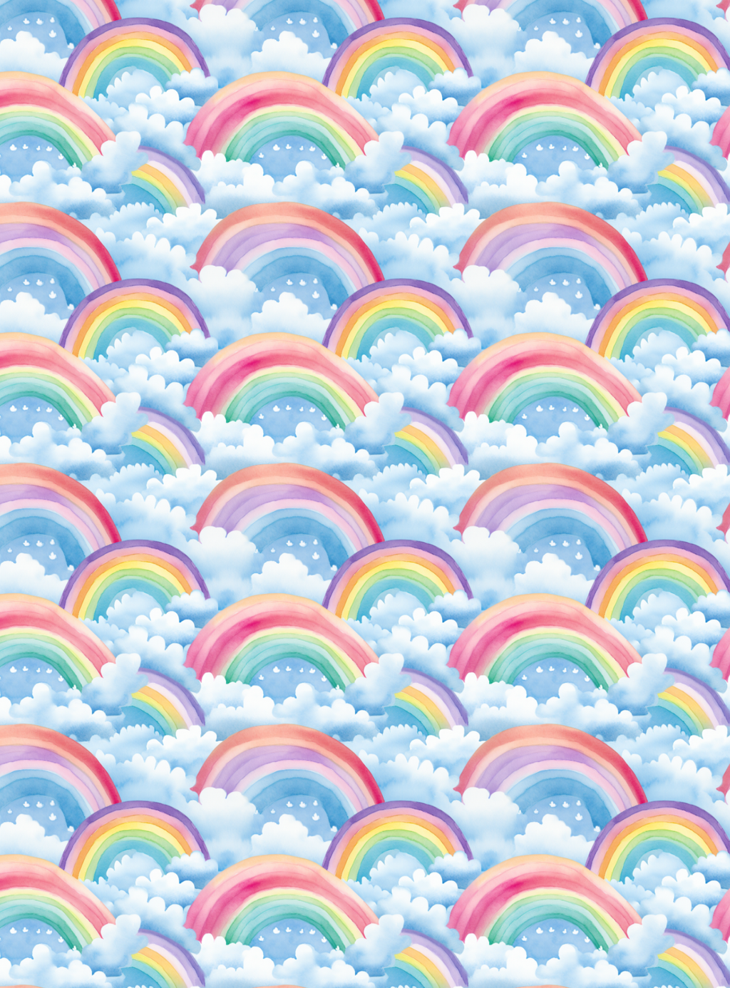 Rainbow Print Tubie Tape | Hypoallergenic