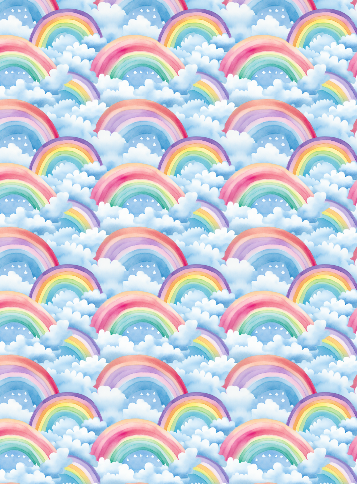 Rainbow Print Tubie Tape | Hypoallergenic