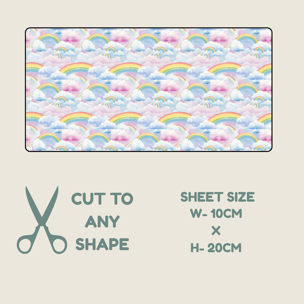 Rainbow Print Tubie Tape | Hypoallergenic