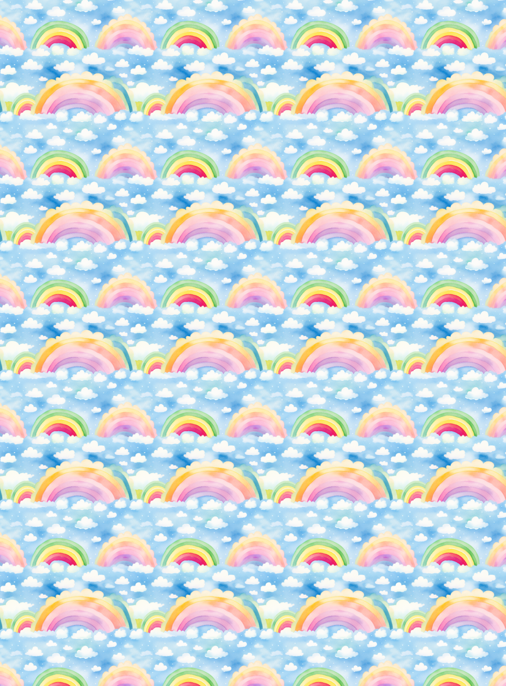 Rainbow Print Tubie Tape | Hypoallergenic