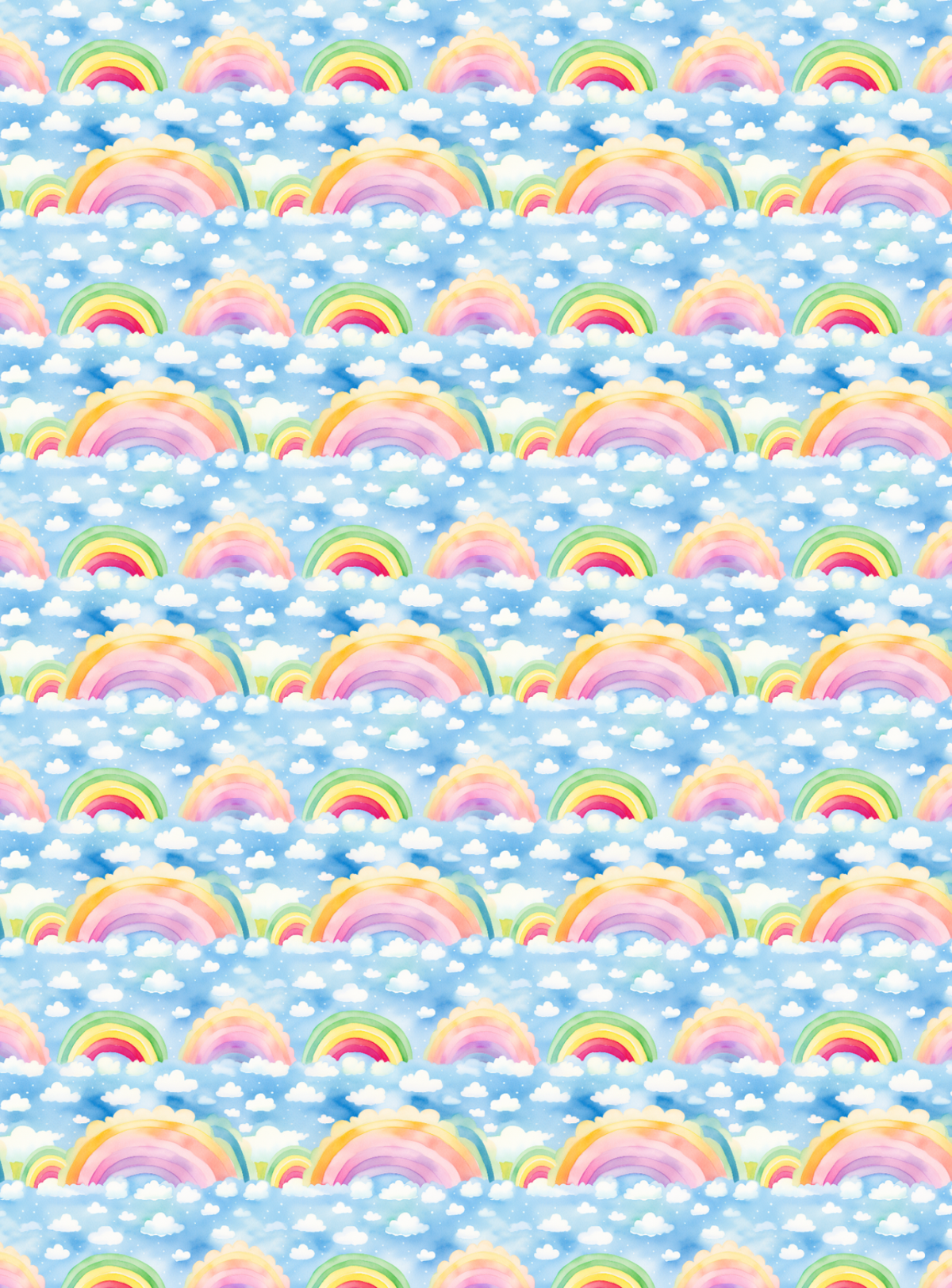 Rainbow Print Tubie Tape | Hypoallergenic