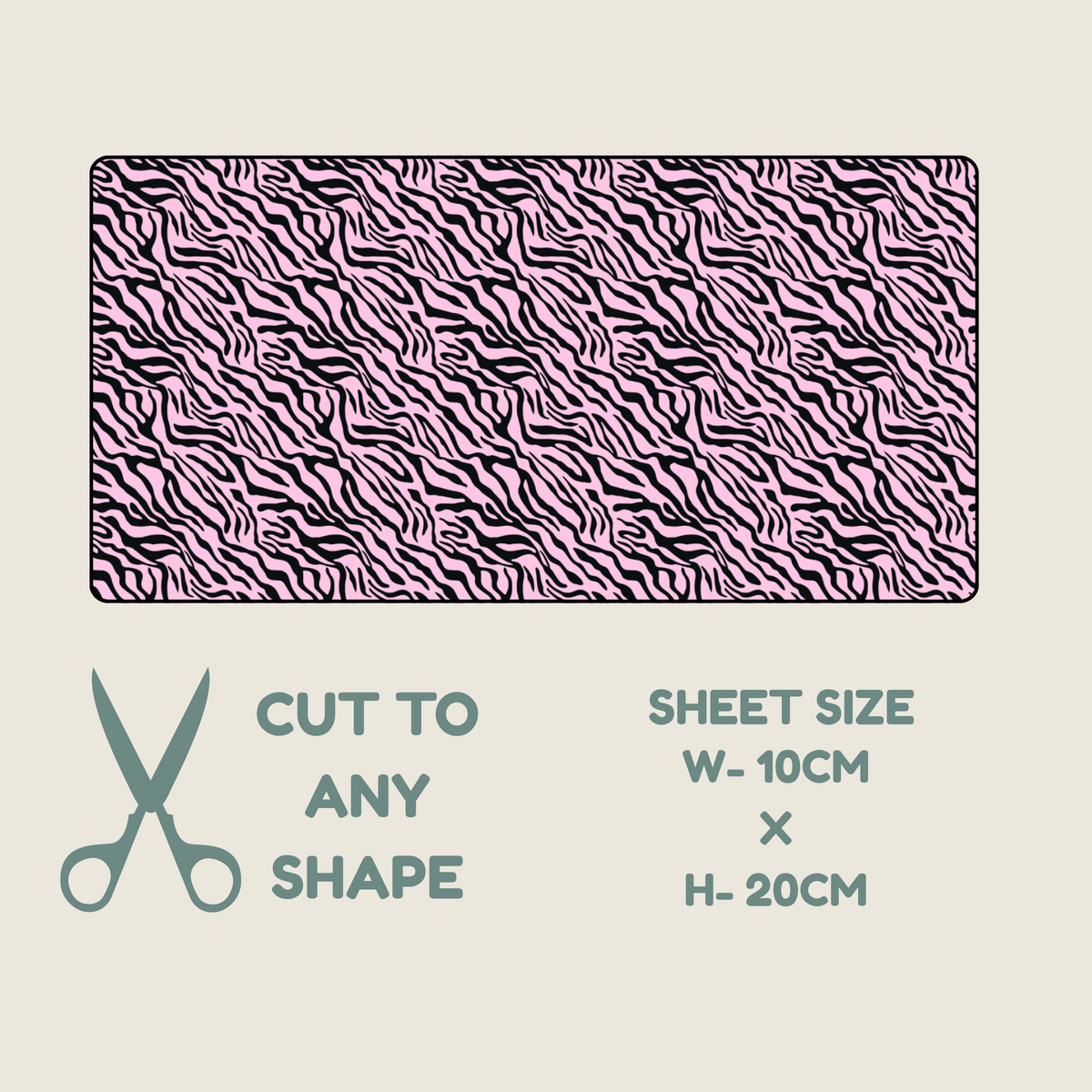 Pastel Animal Print Tubie Tape | Hypoallergenic