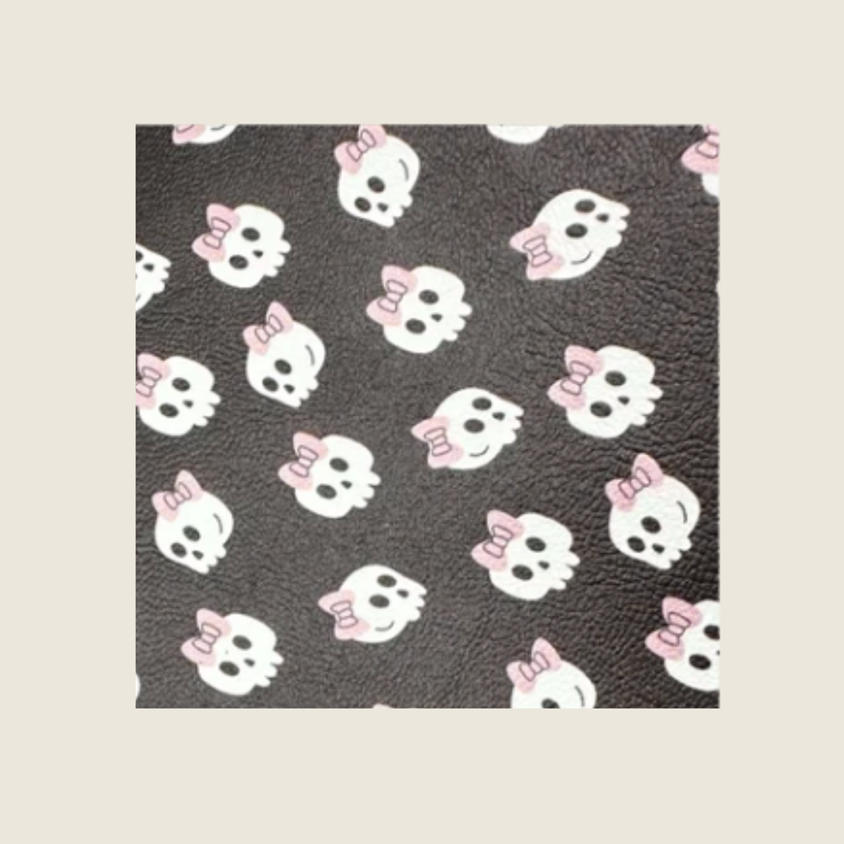 Cute Skulls - Faux Leather Wrist Strap For walking Sticks & Canes